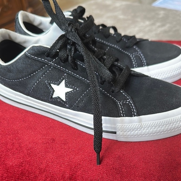 Converse Kids Black and White Sneakers - Picture 3 of 11